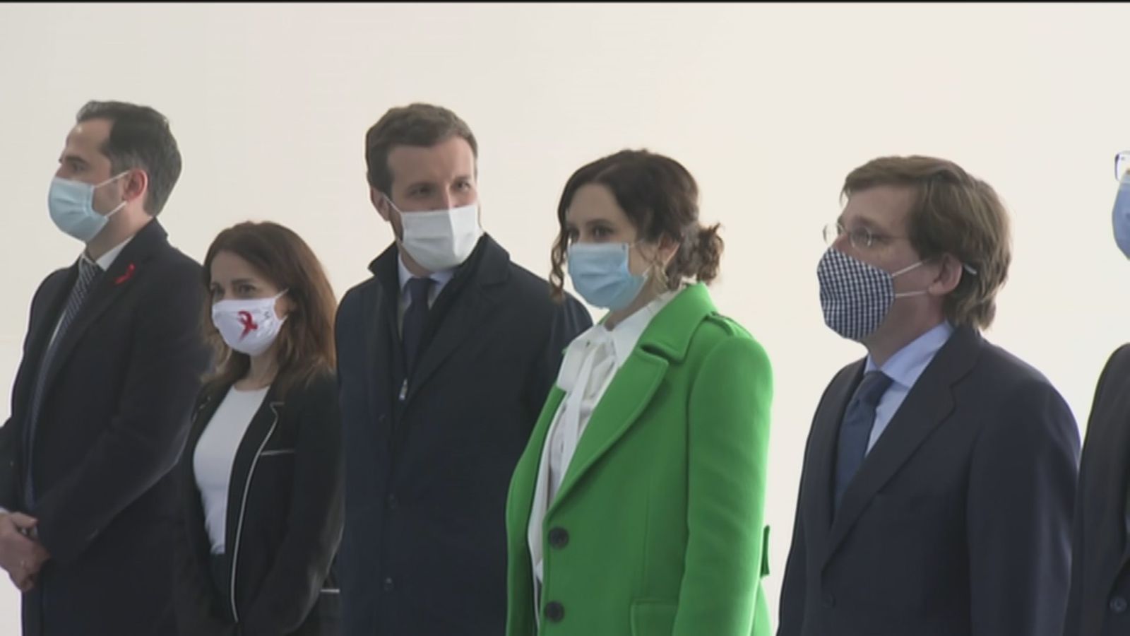 Isabel Díaz Ayuso en la inauguración del hospital Isabel Zendal