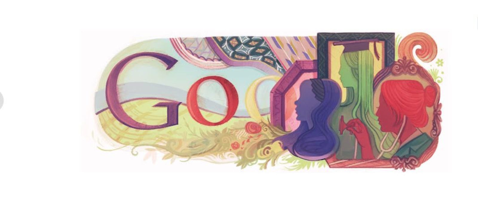 Doodle dedicado al Día Internacional de la Mujer