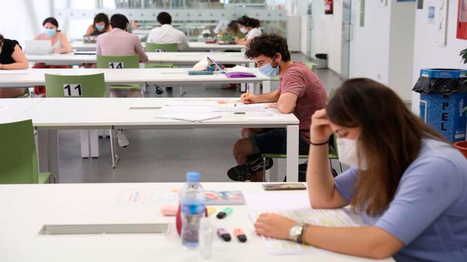 Cita previa para poder estudiar en la biblioteca