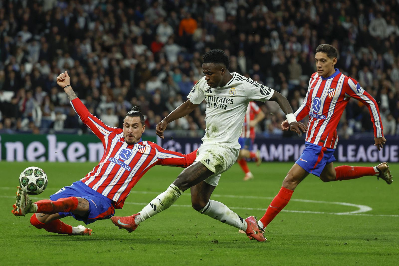 Vinicius ante el Atlético de Madrid