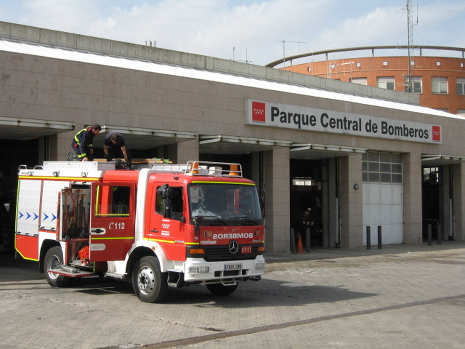 Parque Central de Bomberos en la Comunidad de Madrid en Las Rozas