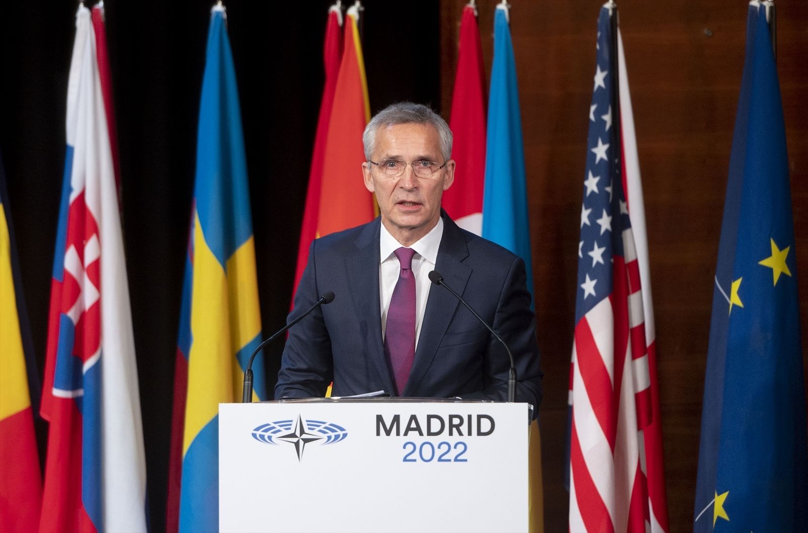 El secretario general de la OTAN, Jens Stoltenberg