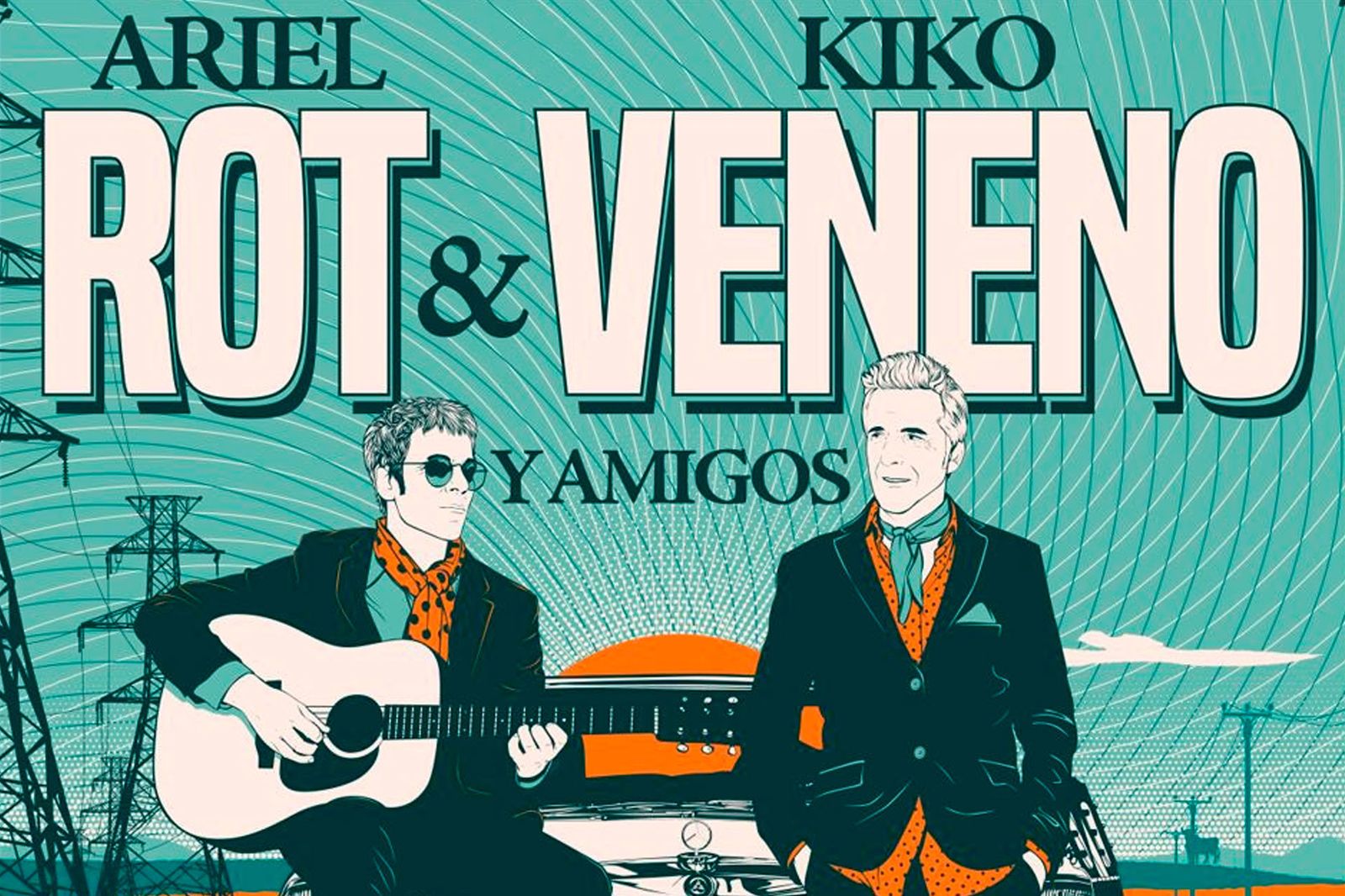 Ariel Rot y Kiko veneno viajan en directo por la música española en el Teatro Circo Price
