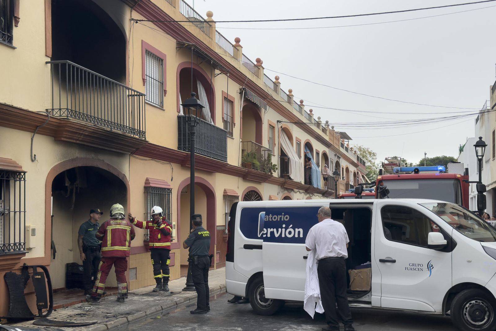 Tragico incendio en Sevilla con cuatro muertos de una misma familia