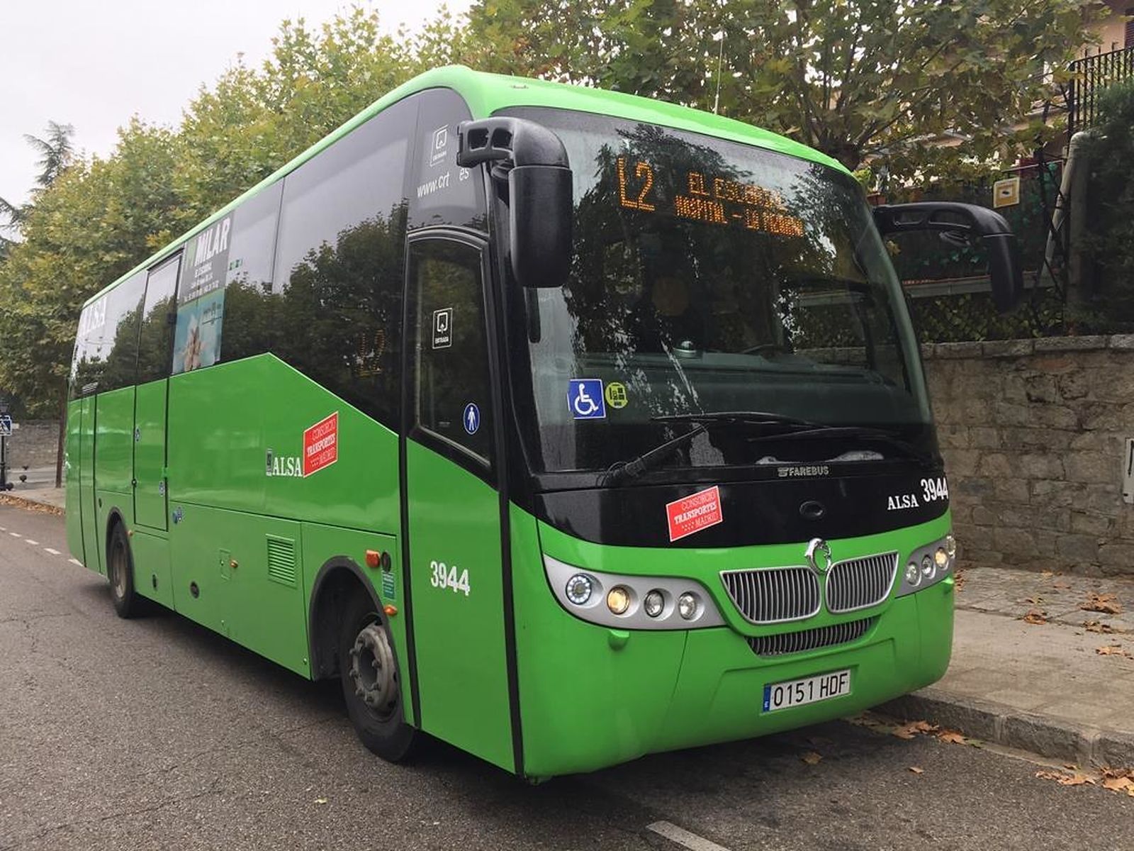 Autobús de El Escorial