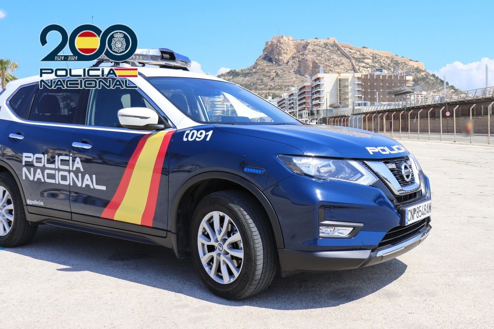 Imagen de un vehículo de la Policía Nacional