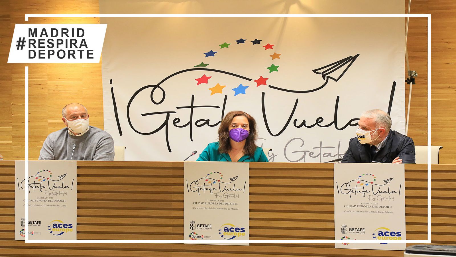 Presrentación de la candidatura de Getafe para ser Ciudad Europea del Deporte