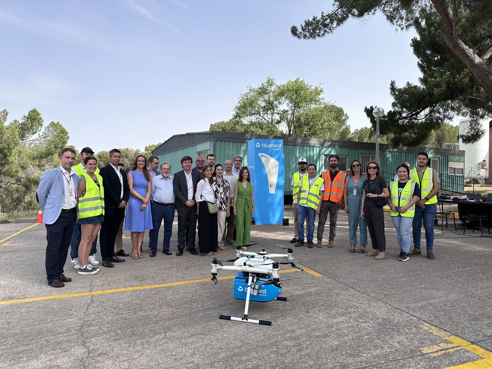 La Paz acoge con éxito el primer vuelo con dron para el transporte de material sanitario