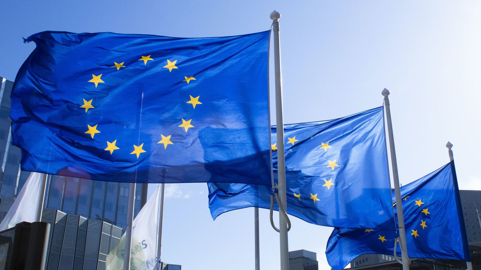Banderas de la UE en París