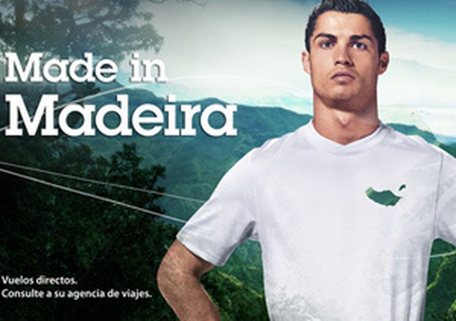 cristiano ronaldo slogan publicidad madeira