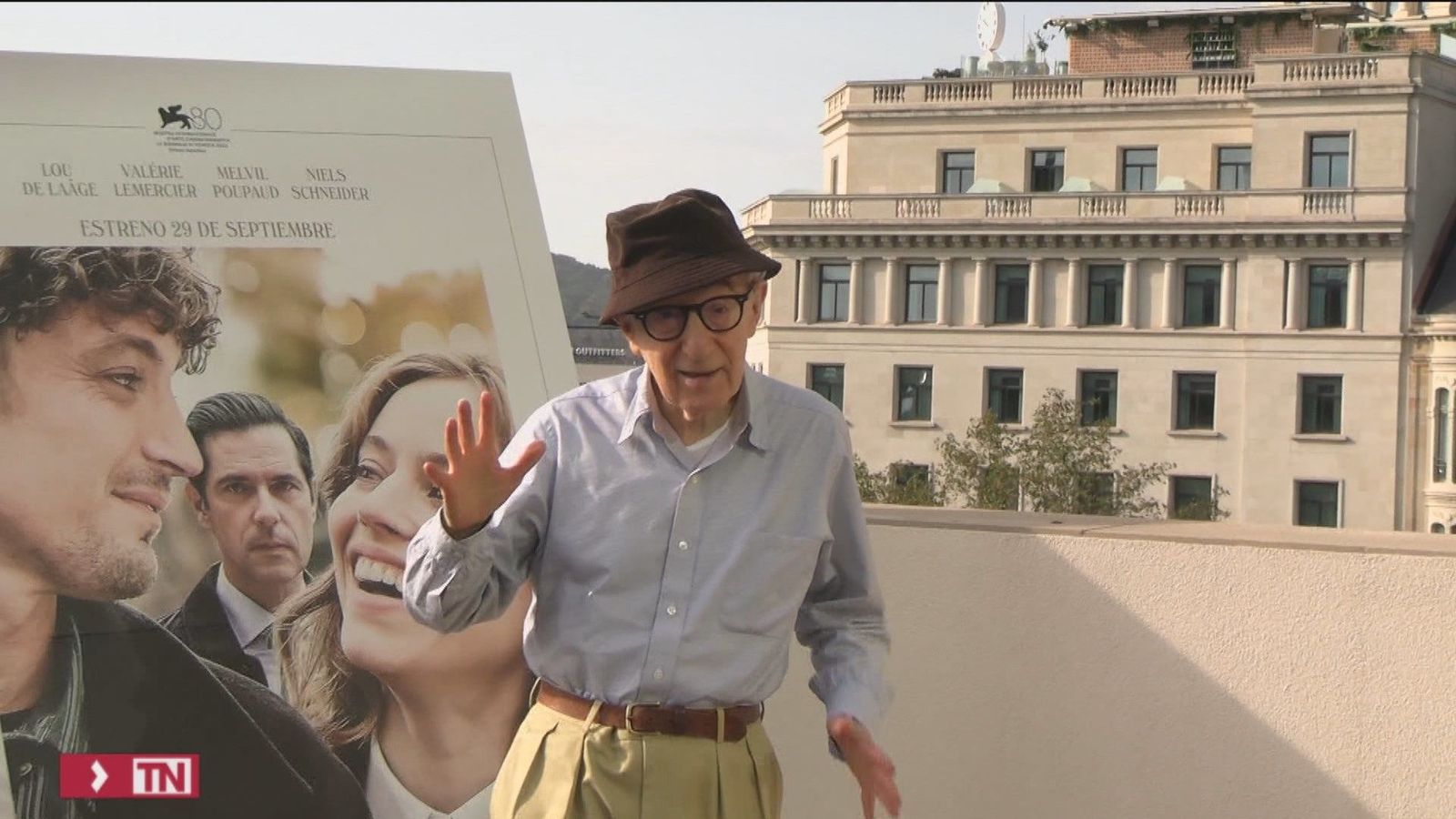Woody Allen llega a Barcelona con un 'Golpe de suerte' y su banda de jazz