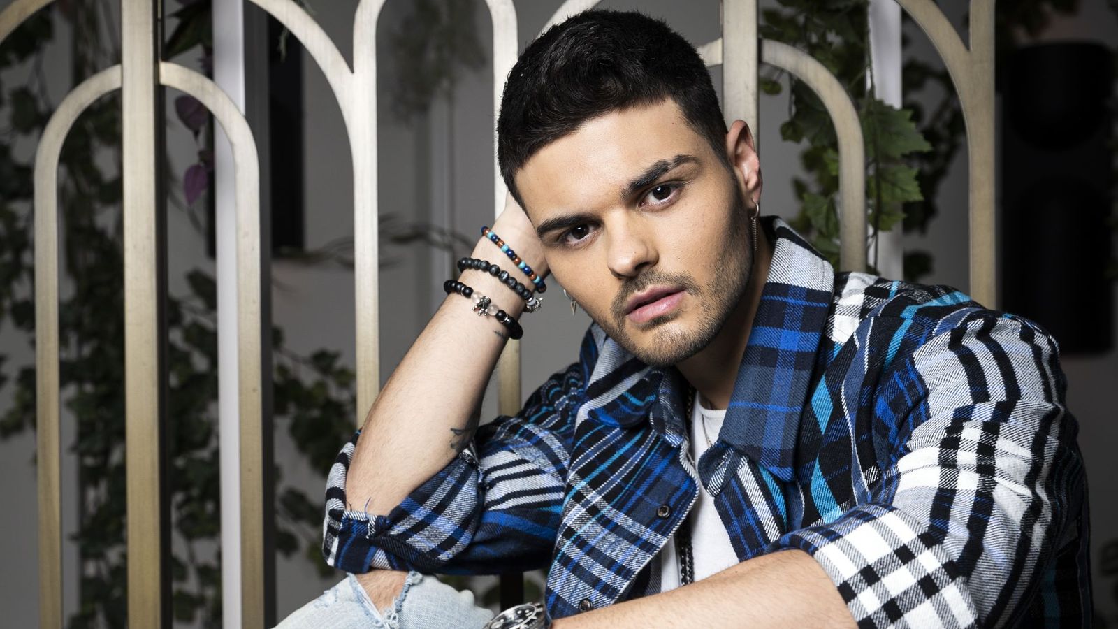 Abraham Mateo minutos antes de su actuación en 'La Noche de las Ideas'