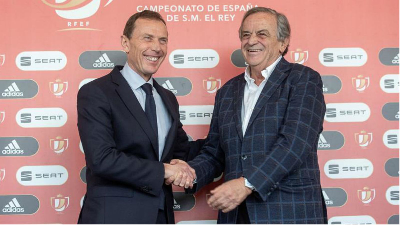 Emilio Butragueño y Luis Blasco