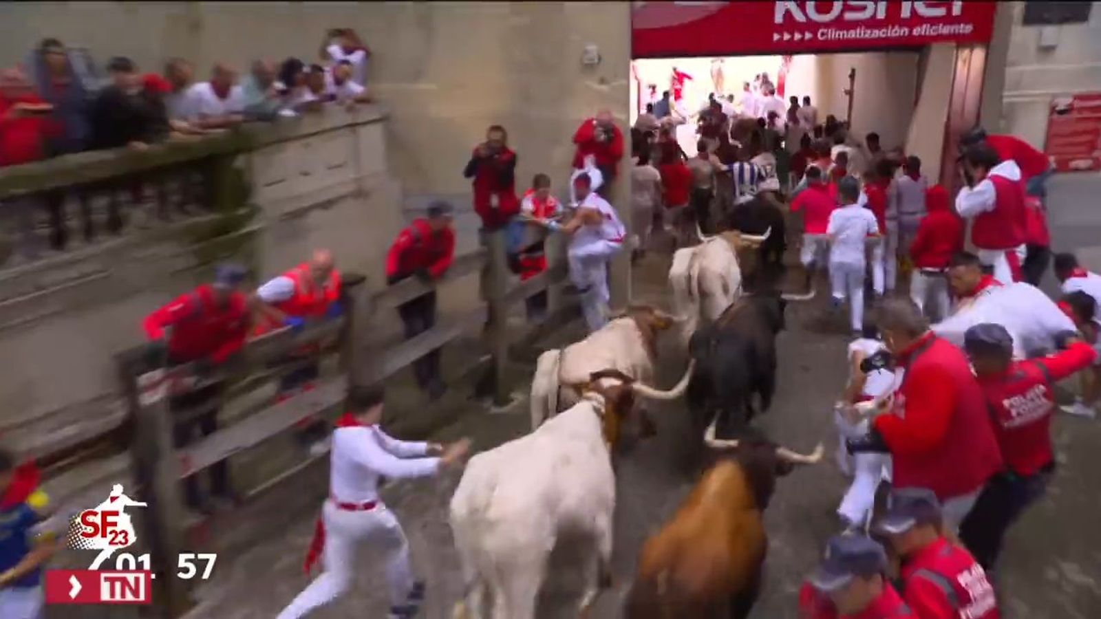 Primer encierro San Fermines 2023