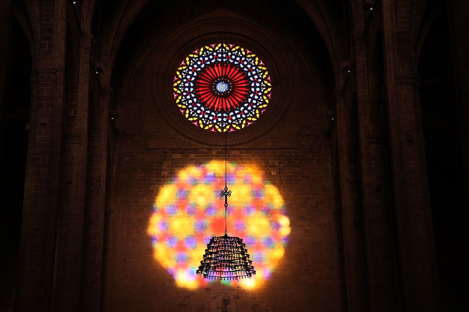 Explosión de color en la catedral de Palma