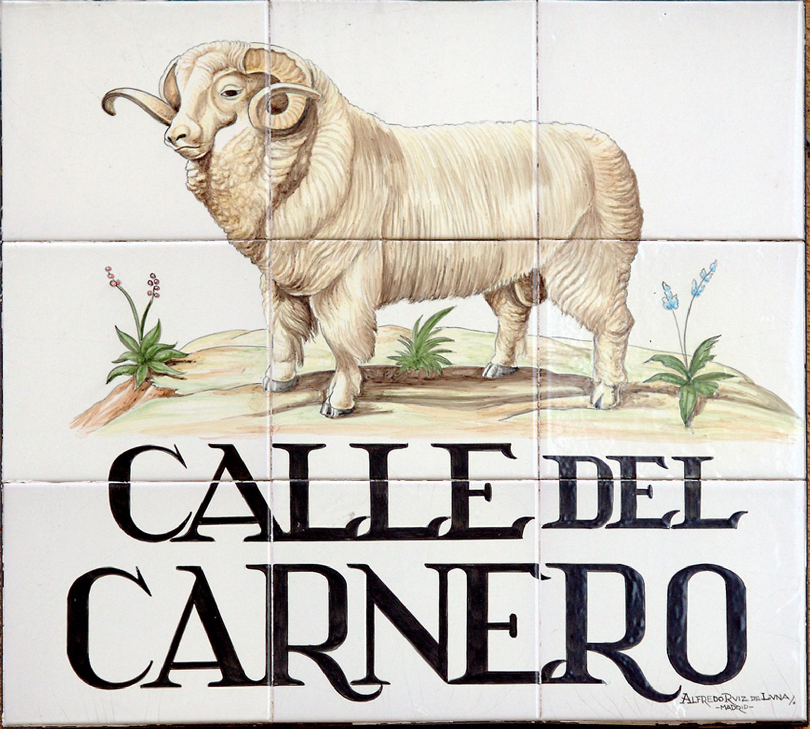 Placa de la Calle del Carnero