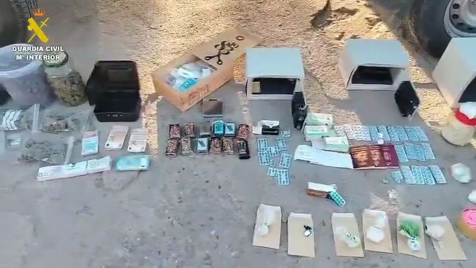 Operación antidroga en Mejorada.