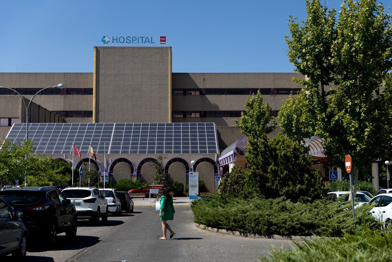 Fachada del Hospital de Getafe