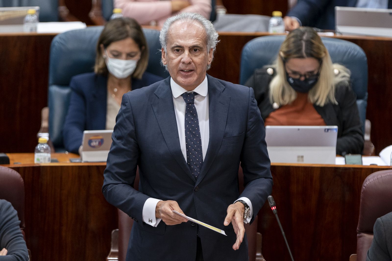 El consejero de Sanidad de la Comunidad de Madrid, Enrique Ruiz Escudero