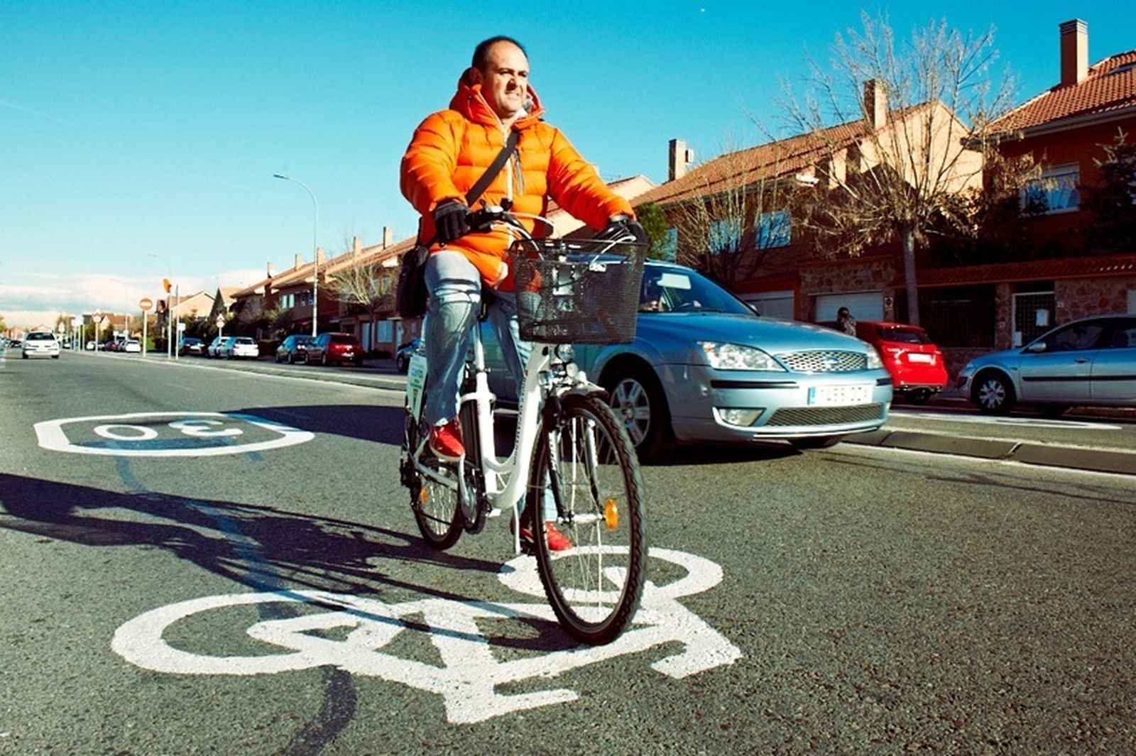 Carril bici en Rivas