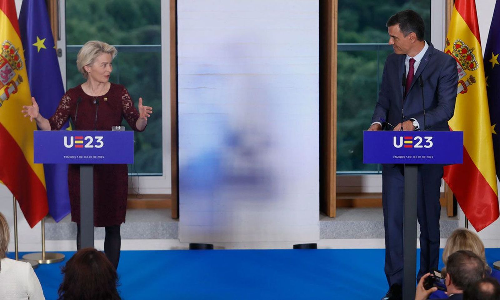 Von der Leyen espera una presidencia española de la UE efectiva "independientemente del resultado" del 23J