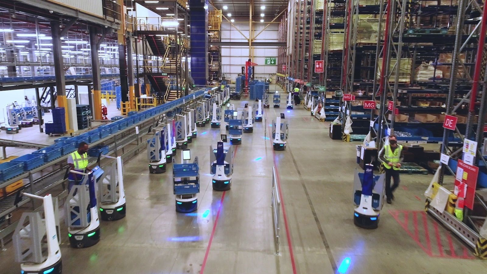 Programa de robots para almacenes