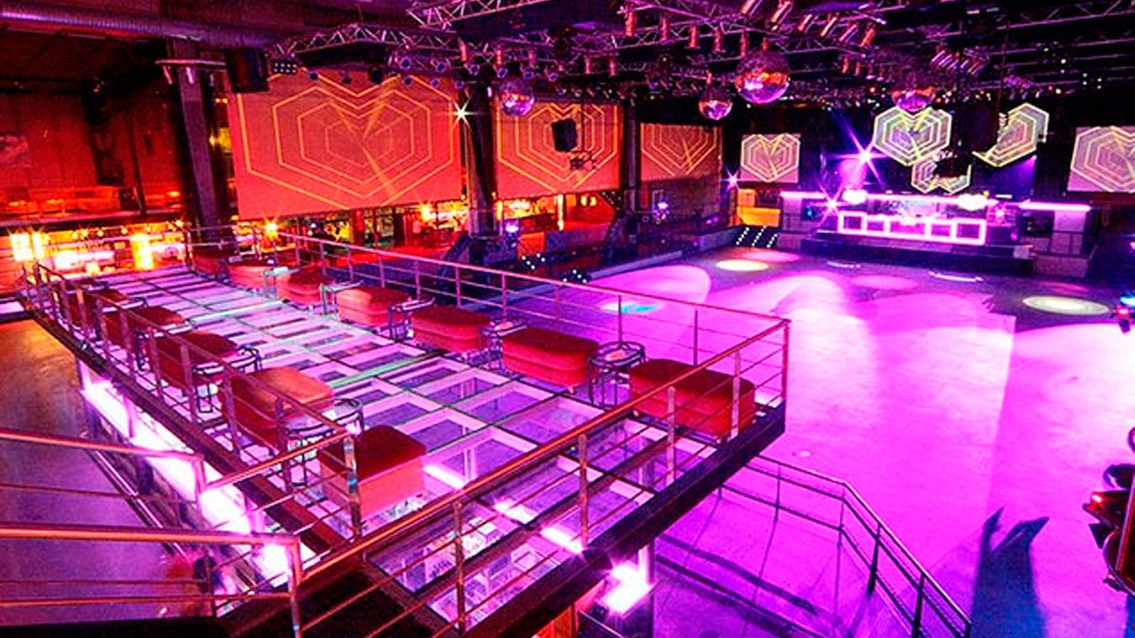 Interior de la discoteca Fabrik, en Humanes de Madrid