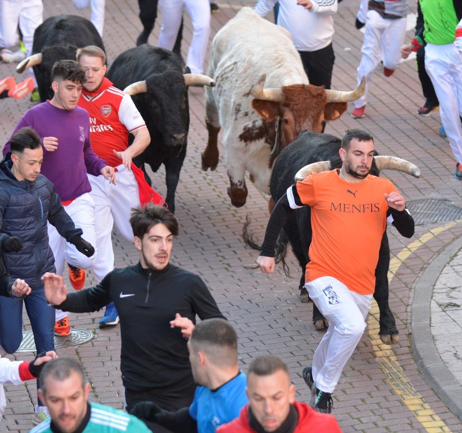 Último 'encierro blanco' de San Sebastián de los Reyes