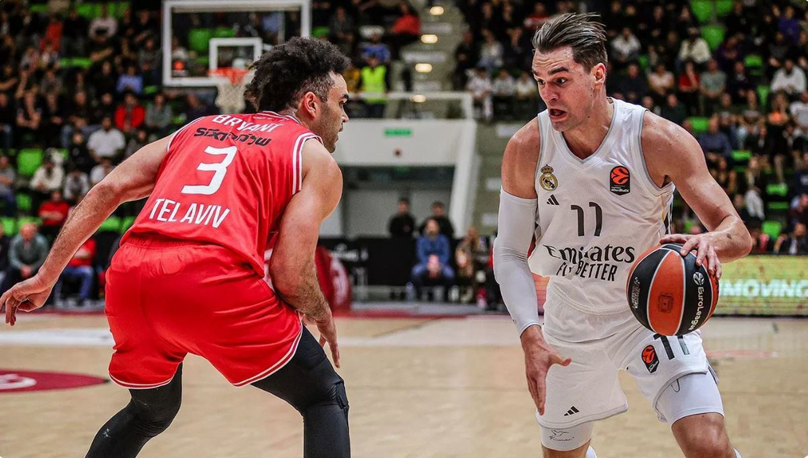 Hezonja ante el  Hapoel