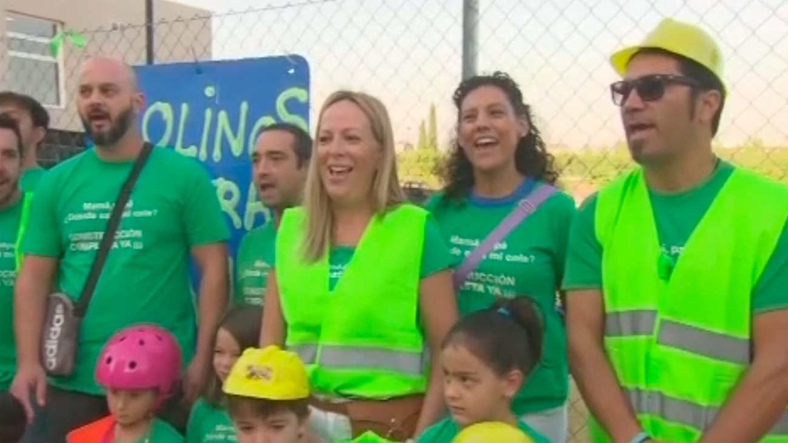 Encierro de 24 horas en un colegio de Getafe en protesta por las obras