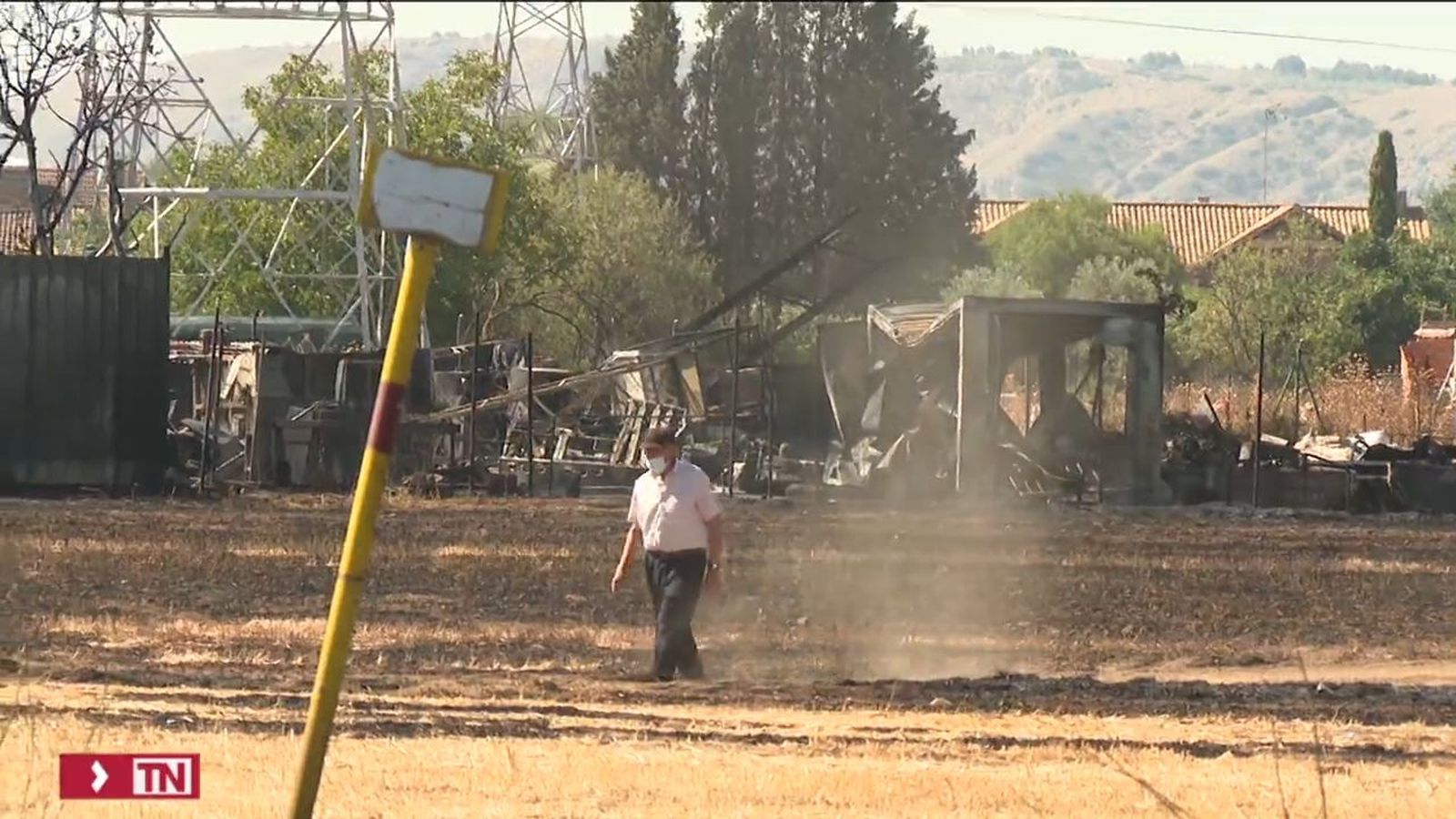 Controlado el incendio de Velilla de San Antonio