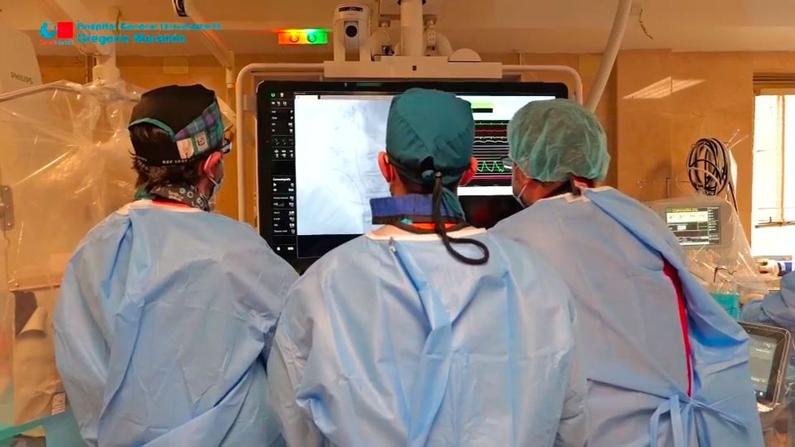 El Marañón implanta por cateterismo una nueva válvula adaptable para cardiopatía congénita