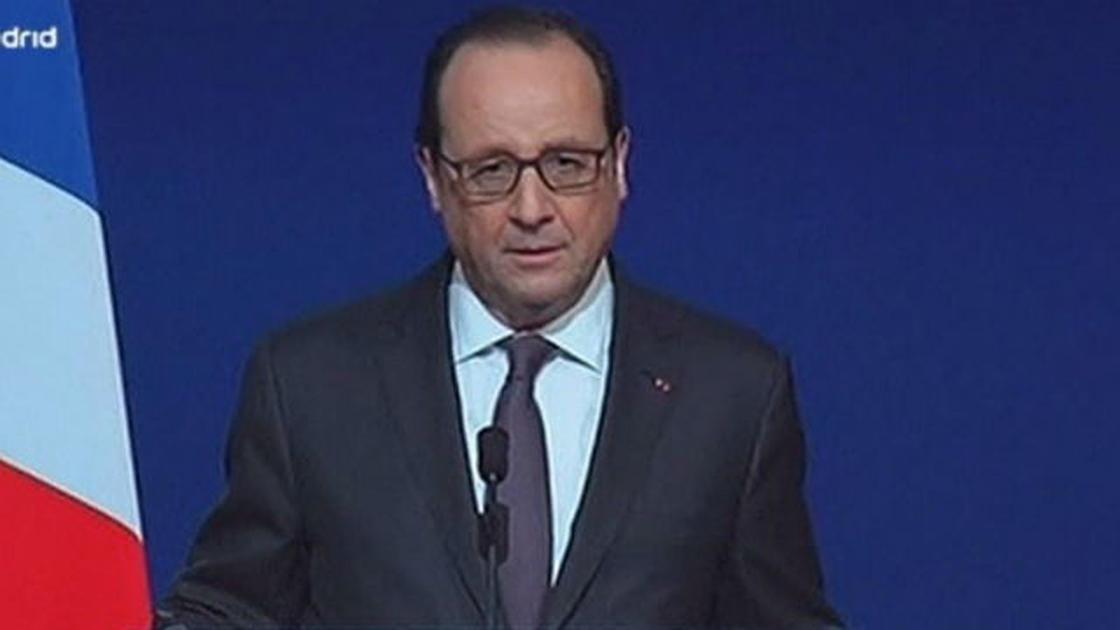 El presidente de Francia, François Hollande