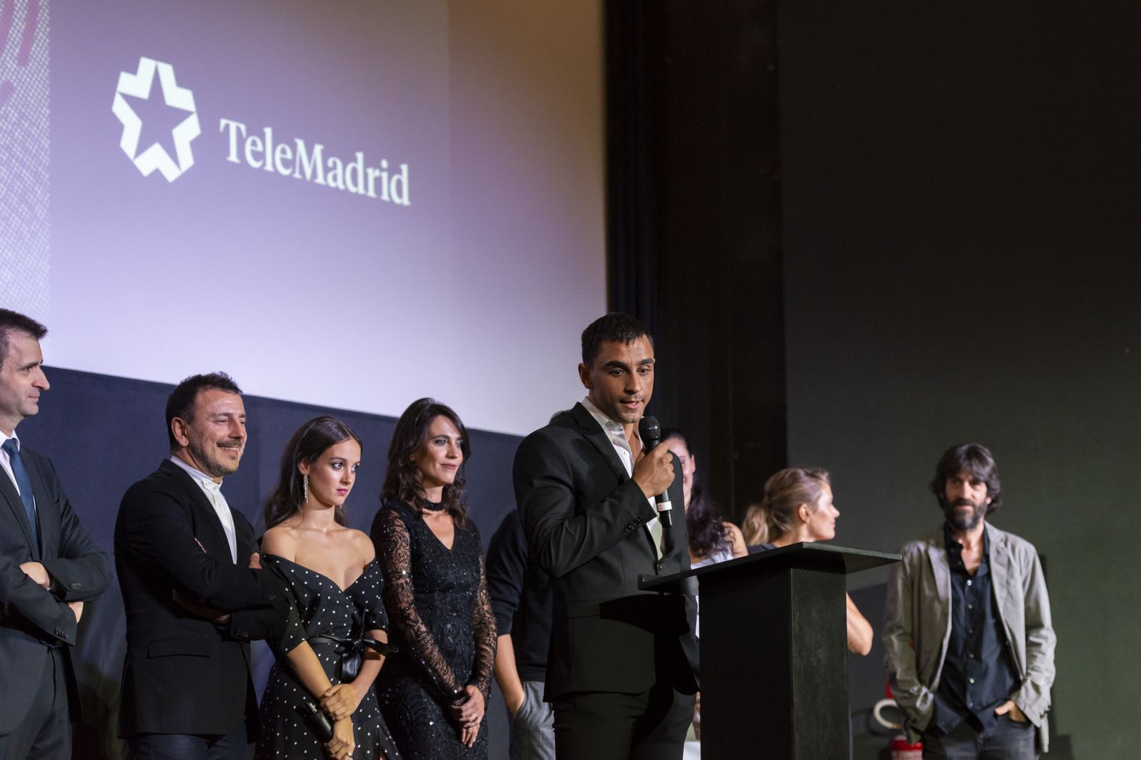 Premier de 'La víctima número ocho' en el Palacio de la Prensa