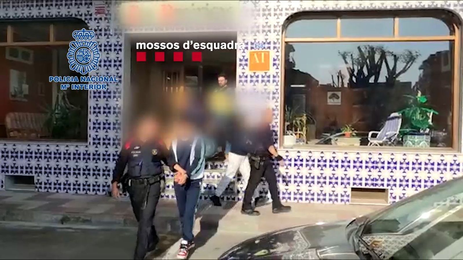 Operación en Cataluña contra banda chilena