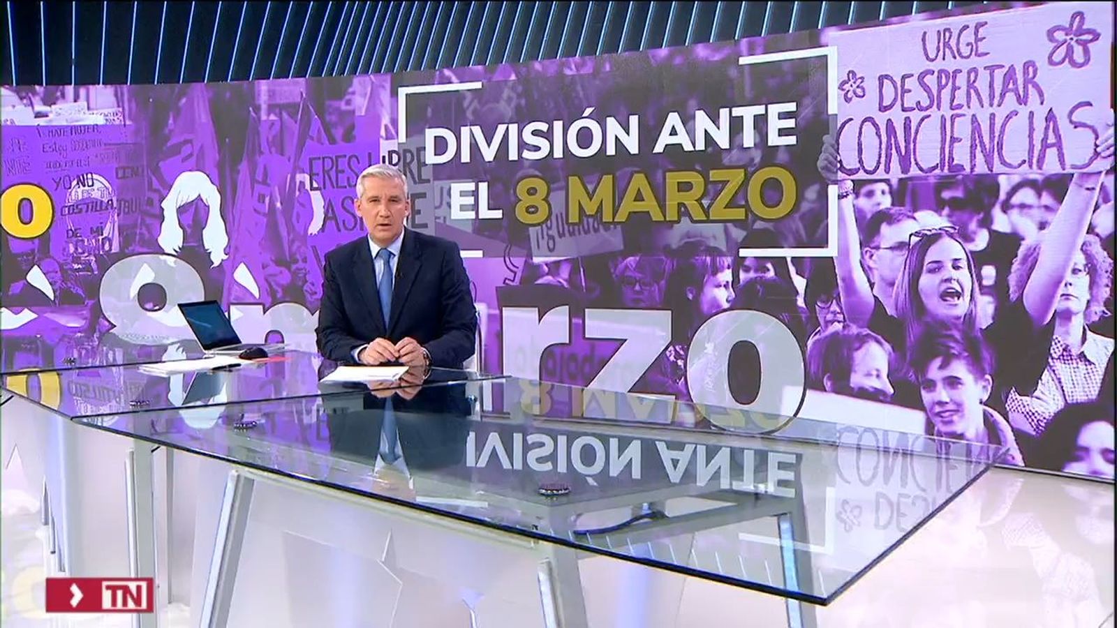 Dos manifestaciones en el 8M de Madrid