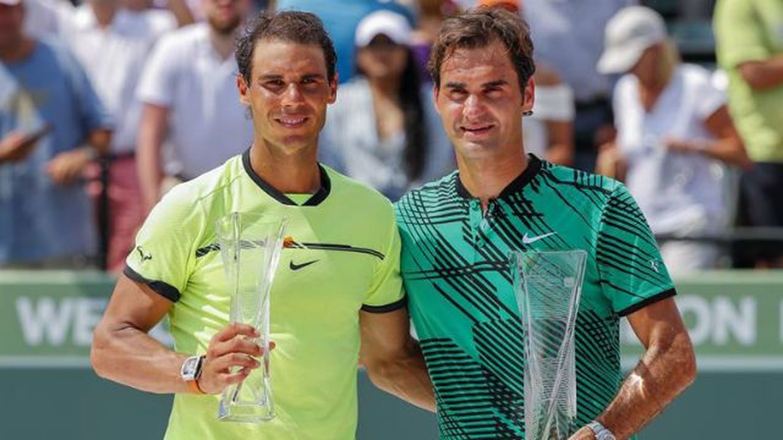 Nadal pierde ante Federer la final de Miami