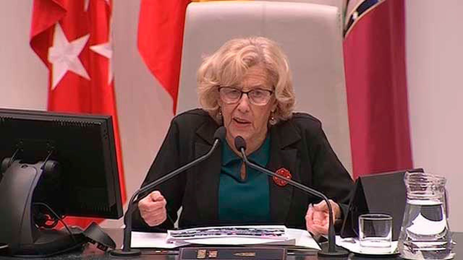 La alcaldesa de Madrid, Manuela Carmena