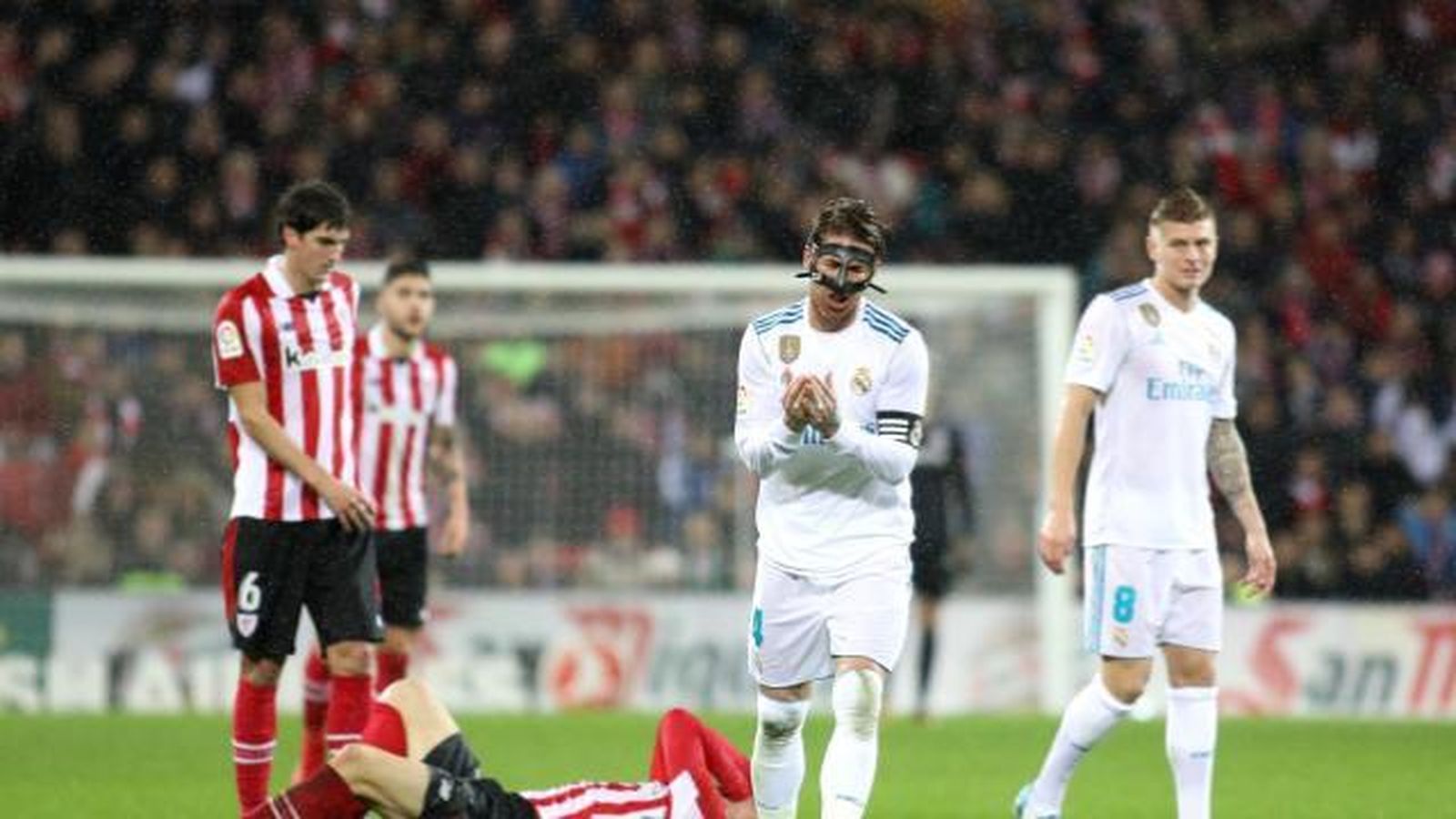 Sergio Ramos ante el Ath. Bilbao