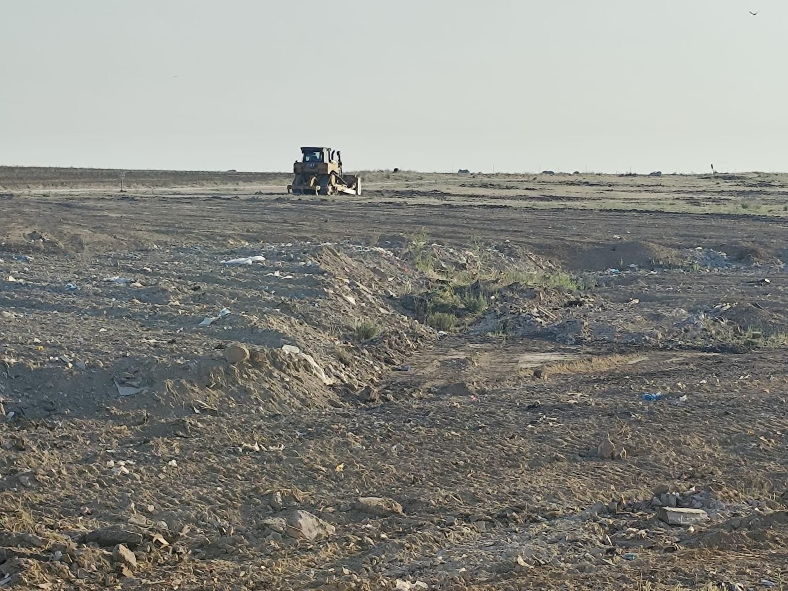 Zona de Ventorro del Cano, en Alcorcón, tras la retirada de residuos y vertidos junto a movimientos de tierras sin orden municipal