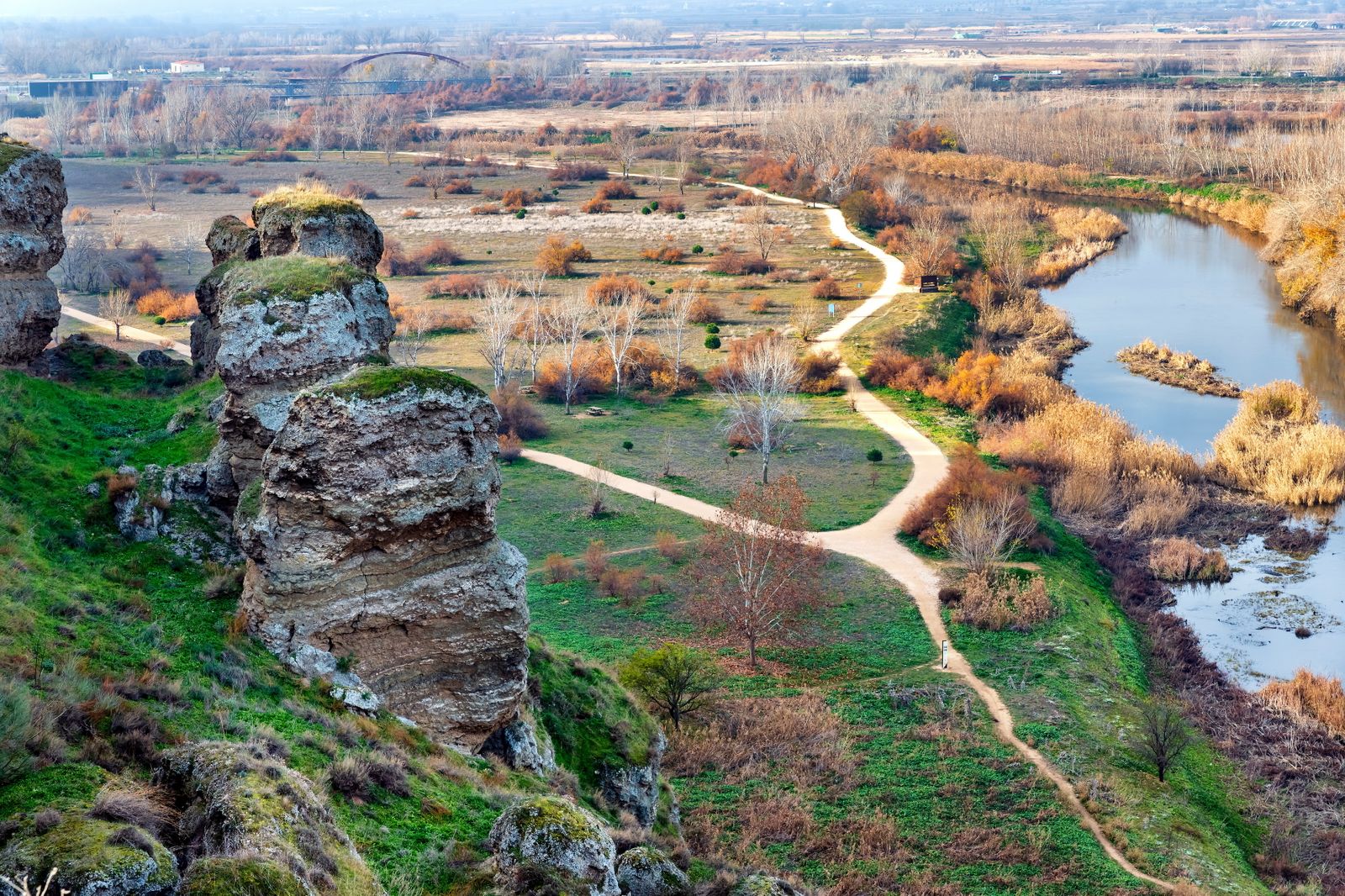 Vistas a Titulcia y el río Jarama