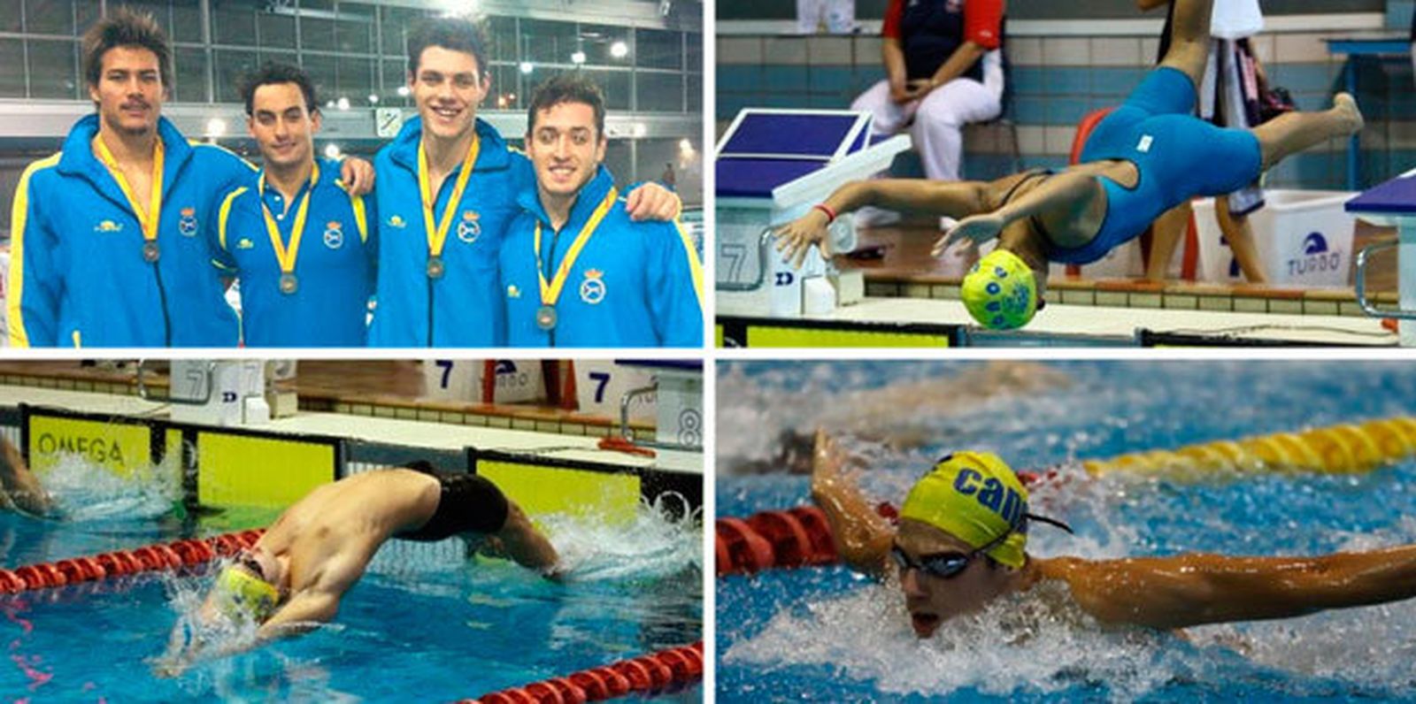 Algunos momentos destacados de los chicos del Canoe en el Campeonato de España