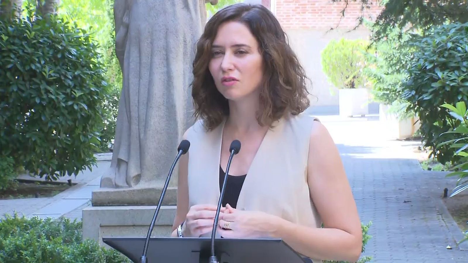 Declaraciones Ayuso tras votar