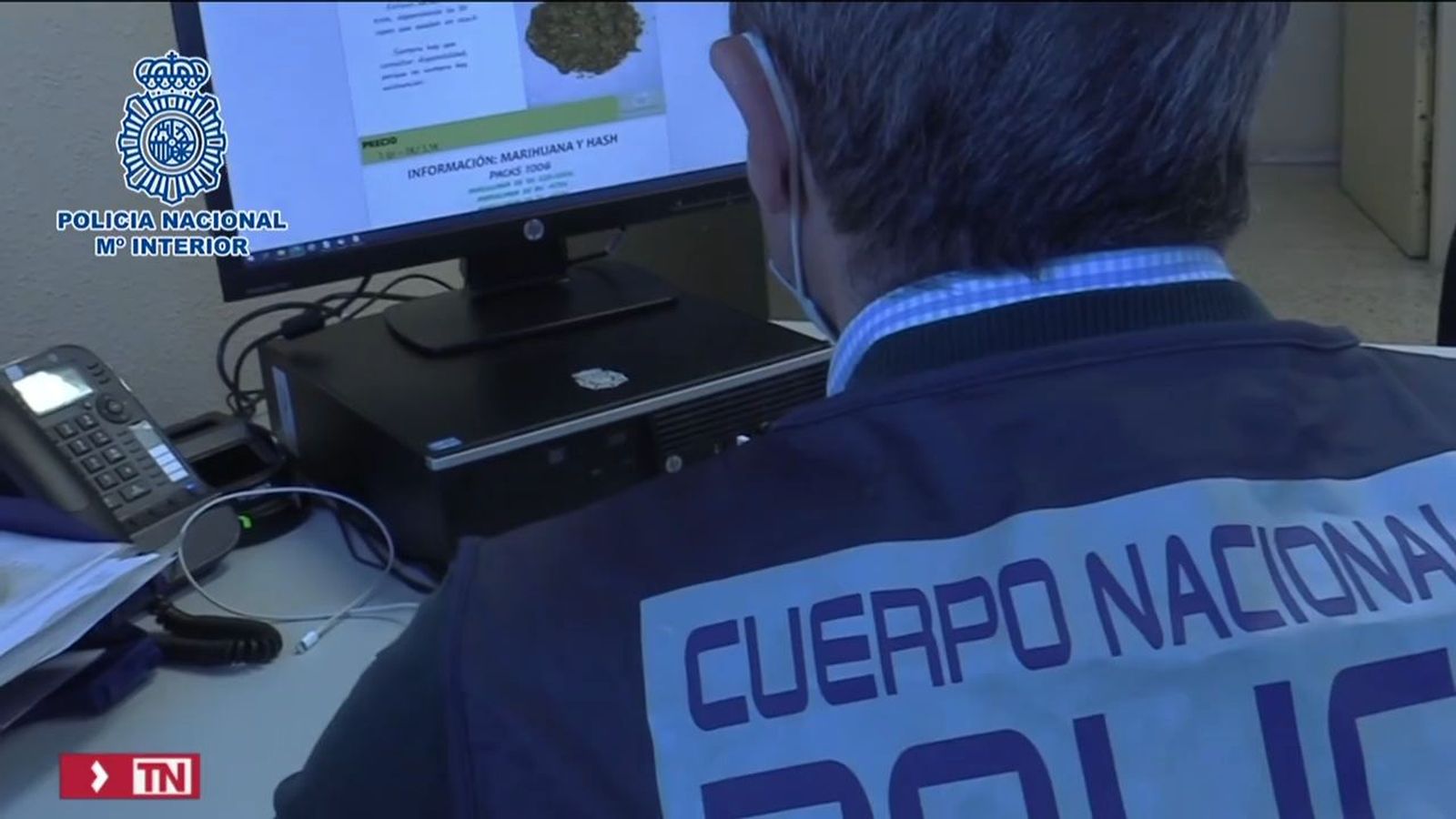 Operación antidroga en Madrid
