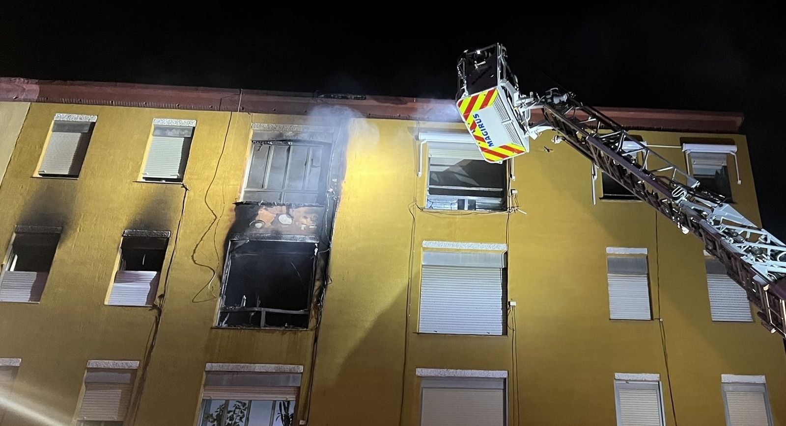 Incendio en Ciudad Lineal