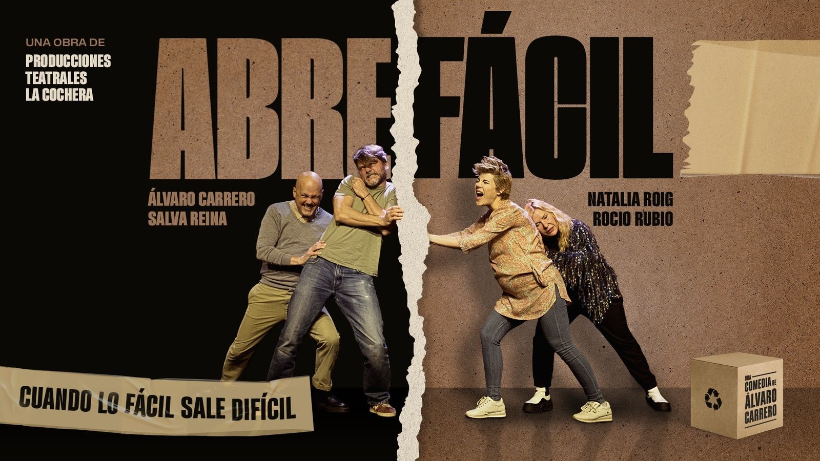 Cartel de la obra 'Abre fácil'
