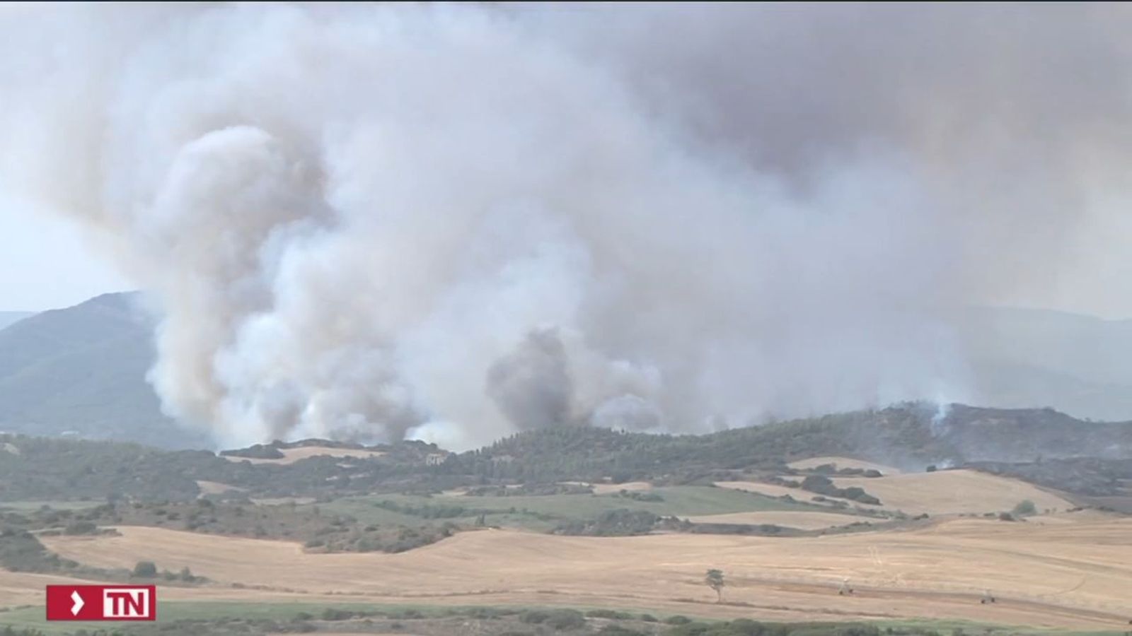 Actualización sobre el incendio en Tenerife