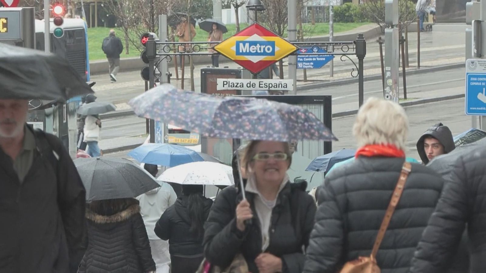 Día de lluvia enMadrid