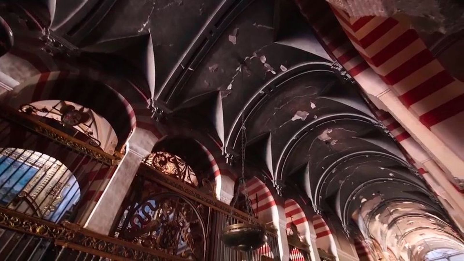 Una capilla colapsada y dos afectadas, balance de daños en la Mezquita de Córdoba