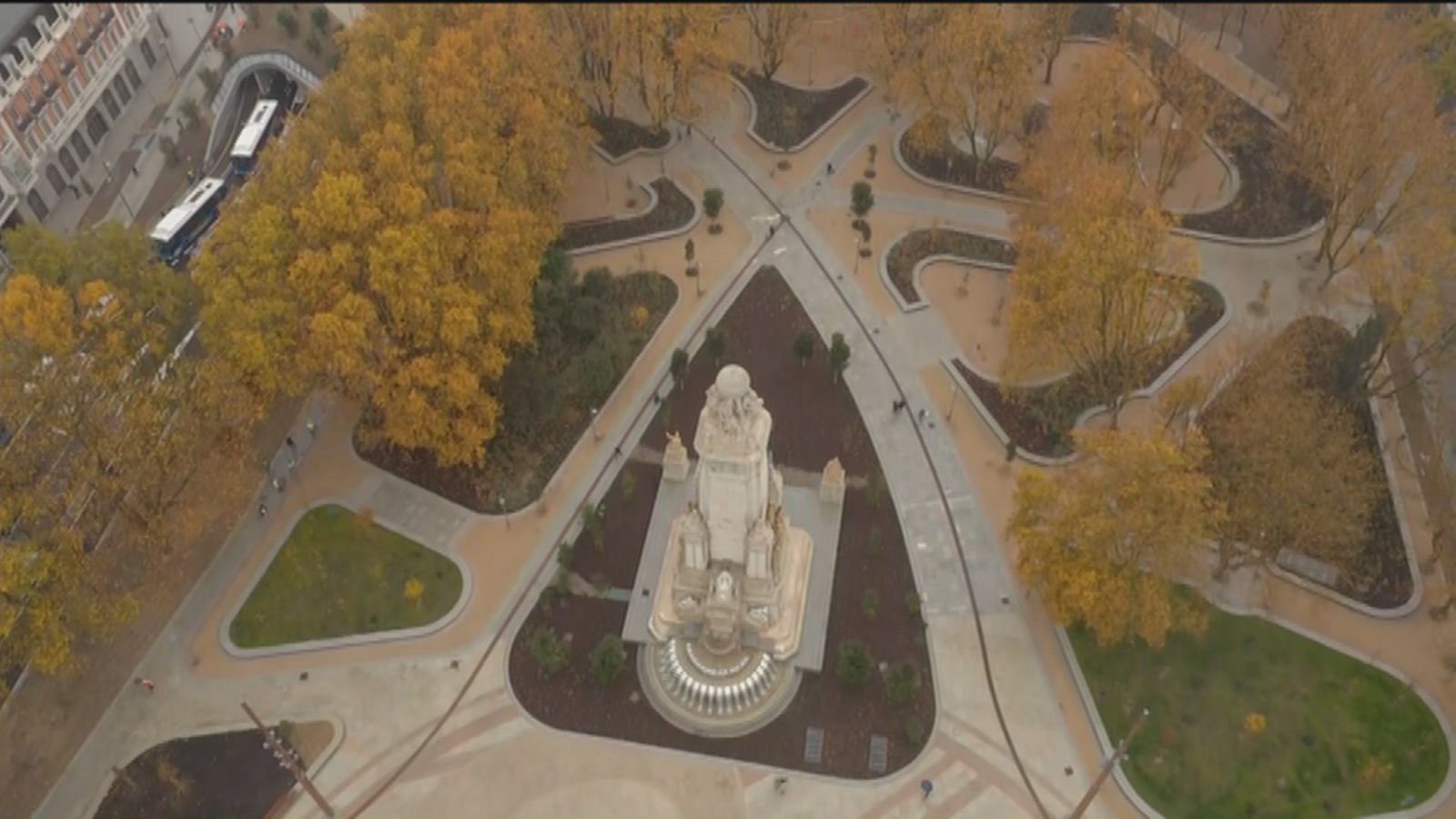 Así luce la nueva Plaza de España